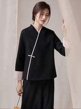 Vintage Ethnic Style  Solid Zen Tea Jacket